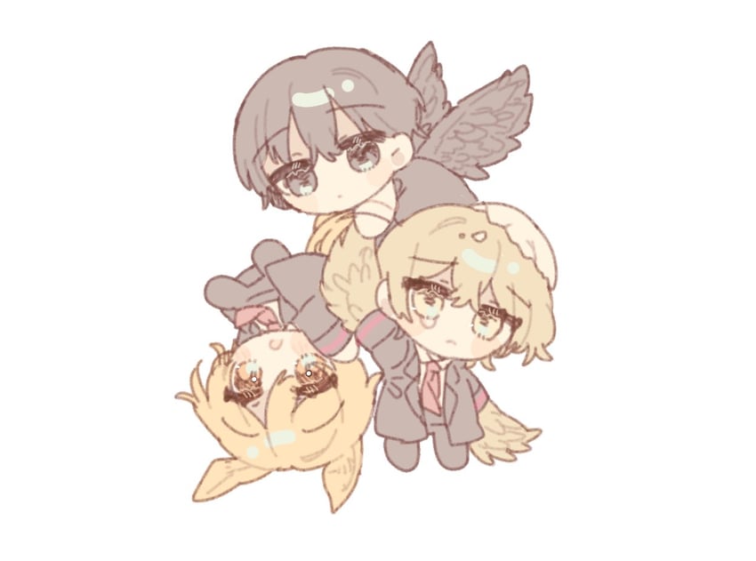 don quixote, sinclair, and yi sang (project moon and 1 more) drawn by 133pm