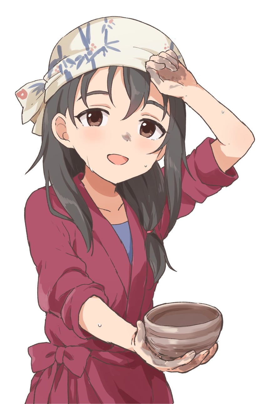 fujiwara hajime (idolmaster and 2 more) drawn by buchi_(y0u0ri_)