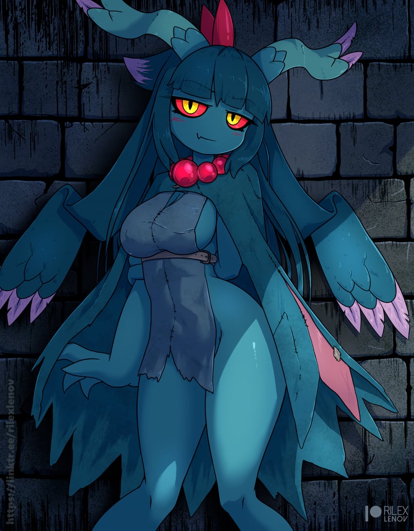 flutter mane (pokemon) drawn by rilex_lenov