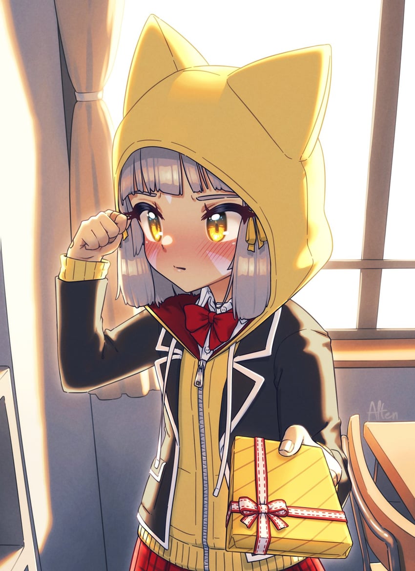 nia (xenoblade chronicles and 1 more) drawn by alten
