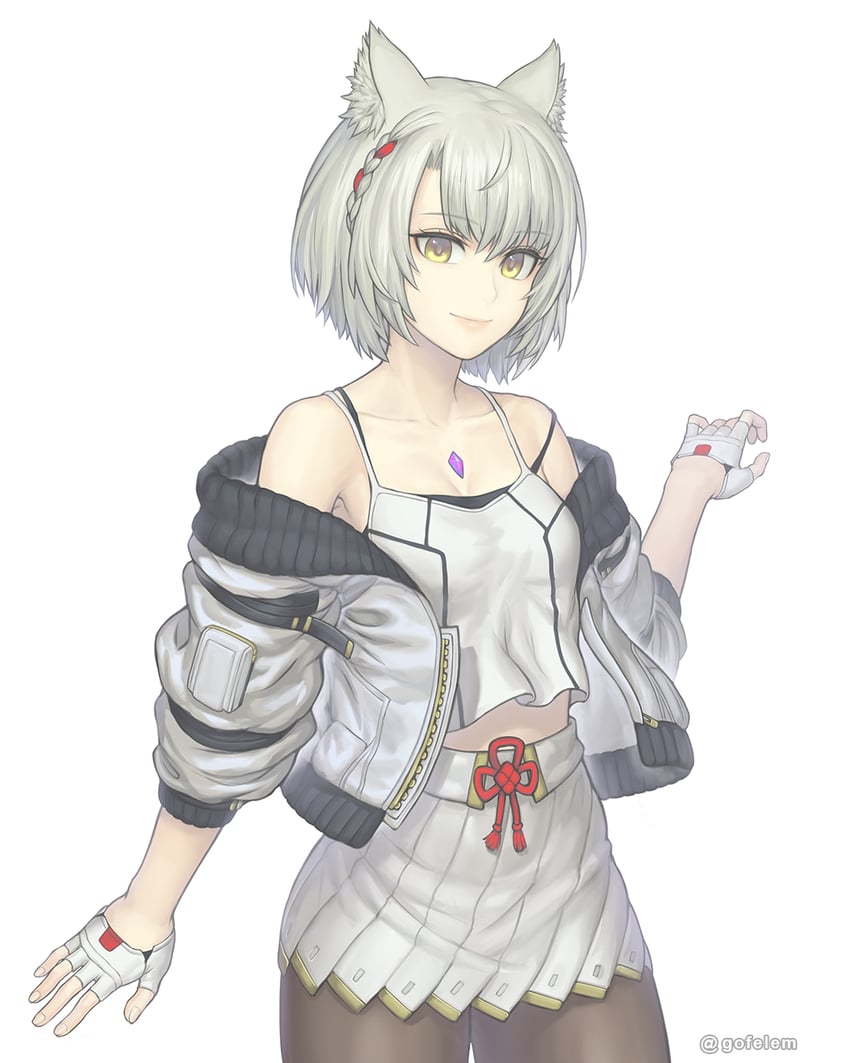 mio (xenoblade chronicles and 1 more) drawn by gofelem