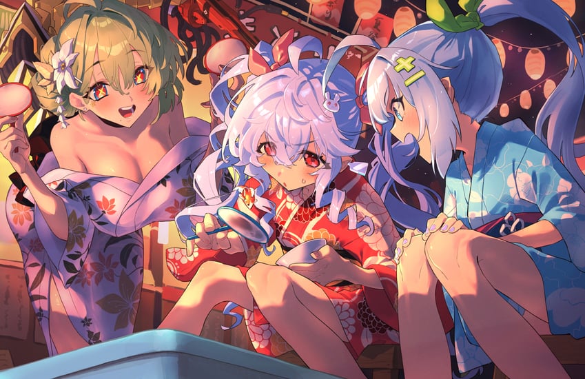 de lacey, helix, and max (girls' frontline and 1 more) drawn by shiratama_(siratama5656)