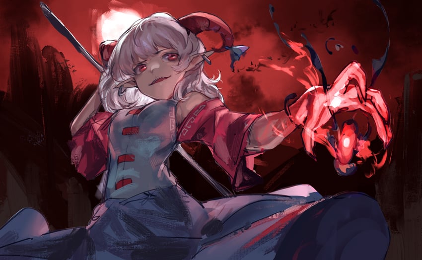 toutetsu yuuma (touhou and 1 more) drawn by wb_yimo