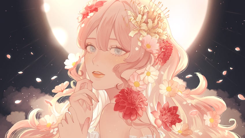 megurine luka (vocaloid) drawn by nokuhashi