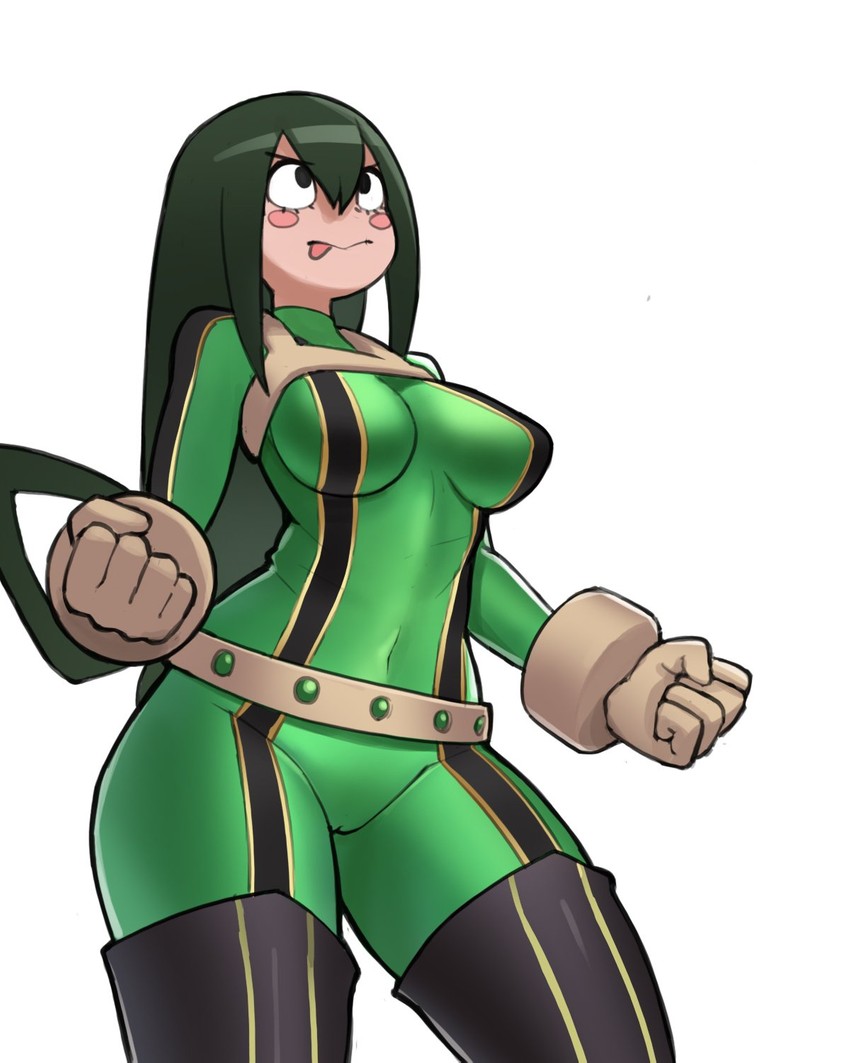 asui tsuyu (boku no hero academia) drawn by donburi_(donburikazoku)