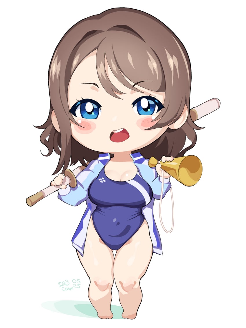 watanabe you (love live! and 1 more) drawn by iroquoisdomi
