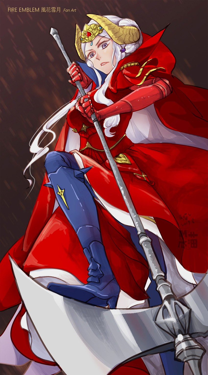 edelgard von hresvelg (fire emblem and 1 more) drawn by shadowclamp