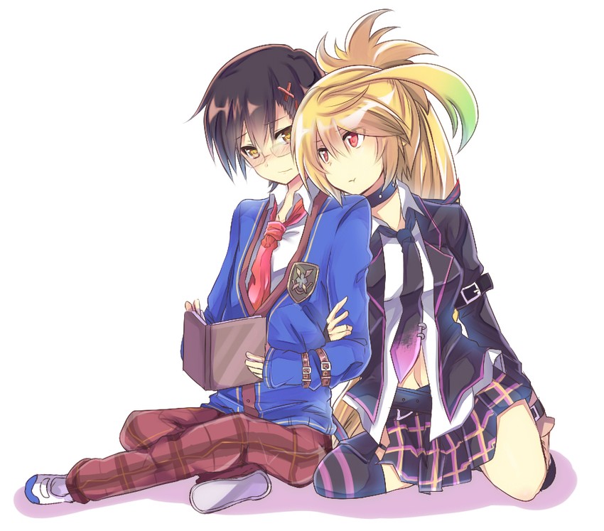 milla maxwell and jude mathis (tales of and 2 more) drawn by rento_(rukeai)
