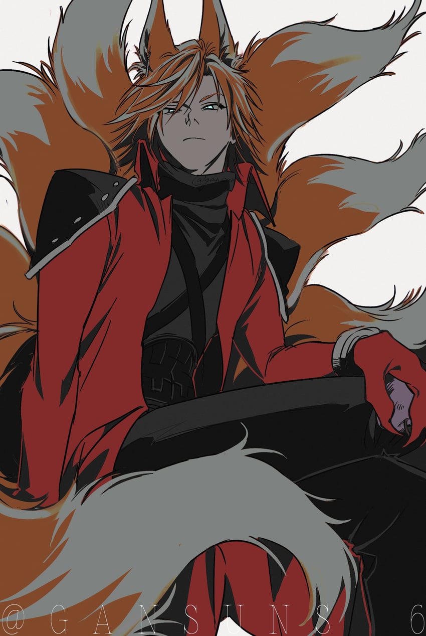 genesis rhapsodos (final fantasy and 2 more) drawn by roku_(gansuns)