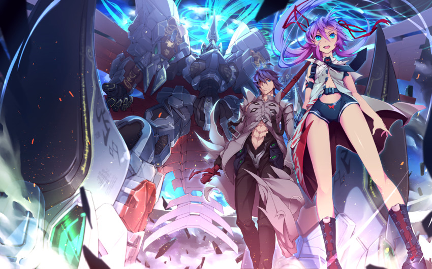 al azif, daijuuji kurou, and demonbane (demonbane) drawn by 3s_(tarariko)
