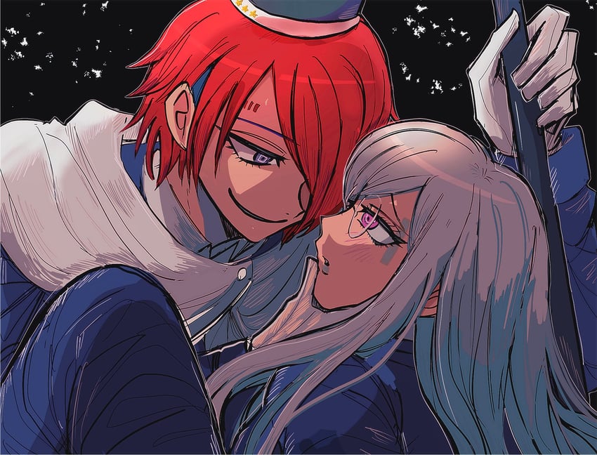yomi hellsmile and martina electro (master detective archives: rain code) drawn by kinu_(konoyoha_mtgi)