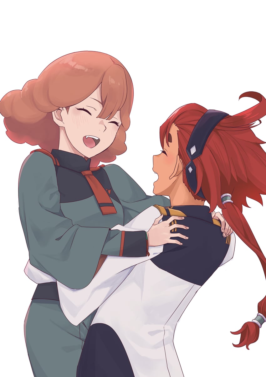 suletta mercury and sophie pulone (gundam and 1 more) drawn by needle_(needlebomb)