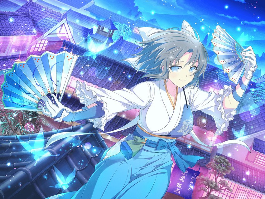 yumi (senran kagura and 1 more) drawn by yaegashi_nan