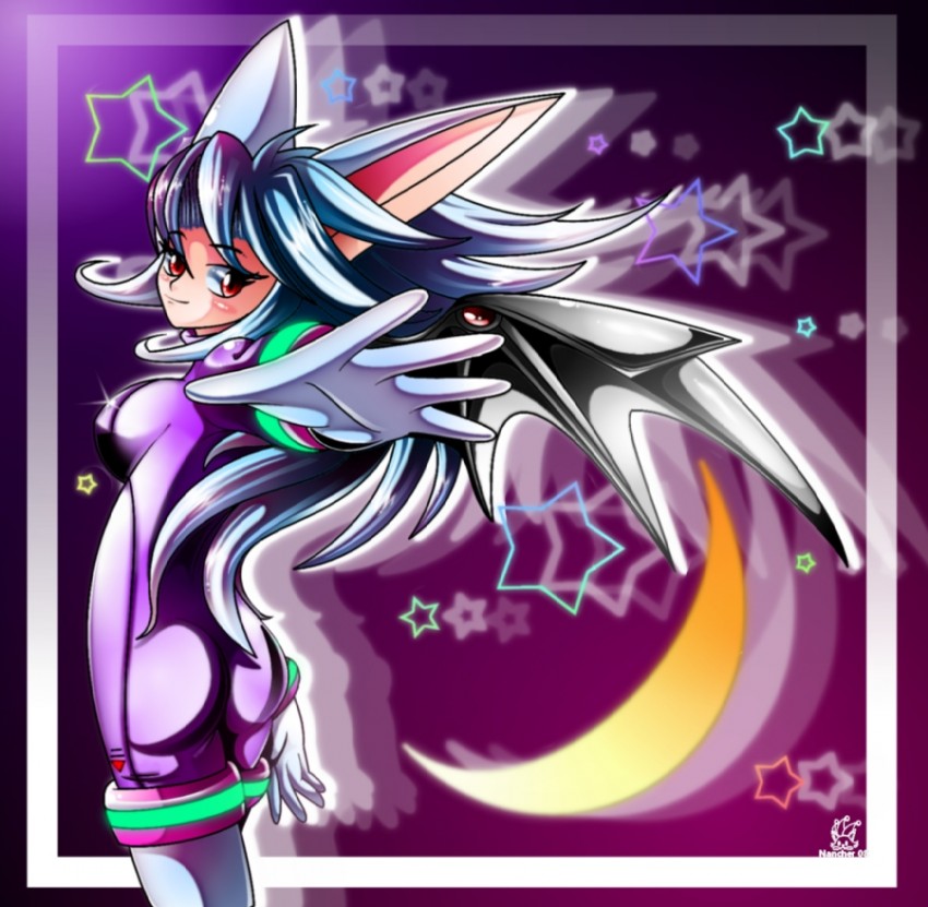 rouge the bat (sonic and 1 more) drawn by nancher