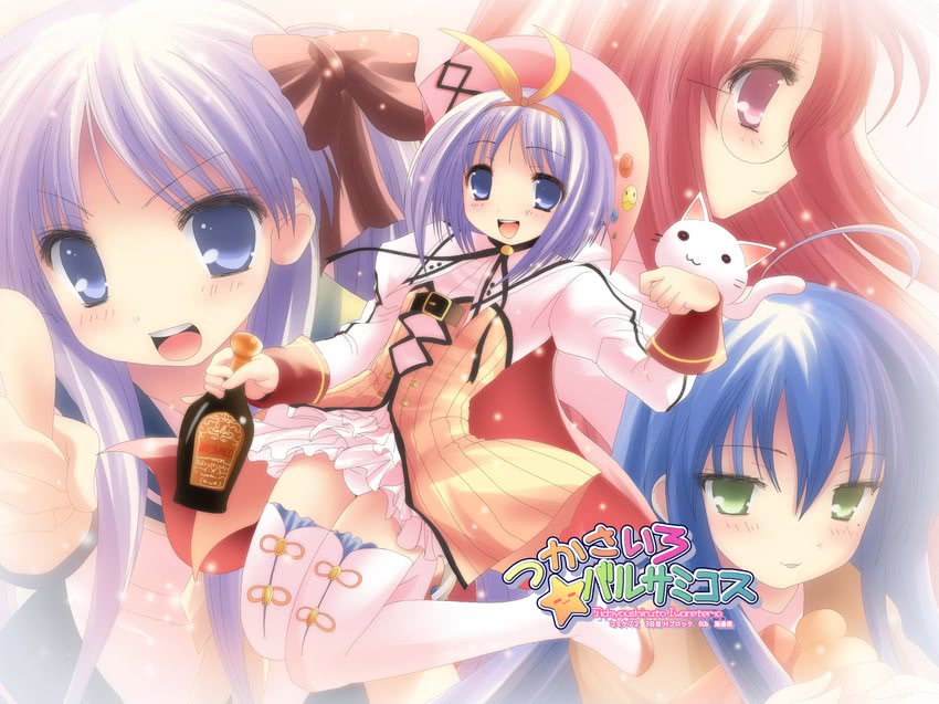 hiiragi kagami, izumi konata, hiiragi tsukasa, takara miyuki, and akihime sumomo (lucky star and 1 more) drawn by namamo_nanase