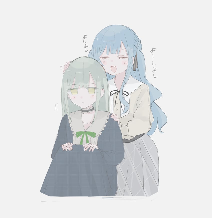 togawa sakiko and wakaba mutsumi (bang dream! and 1 more) drawn by aaieba