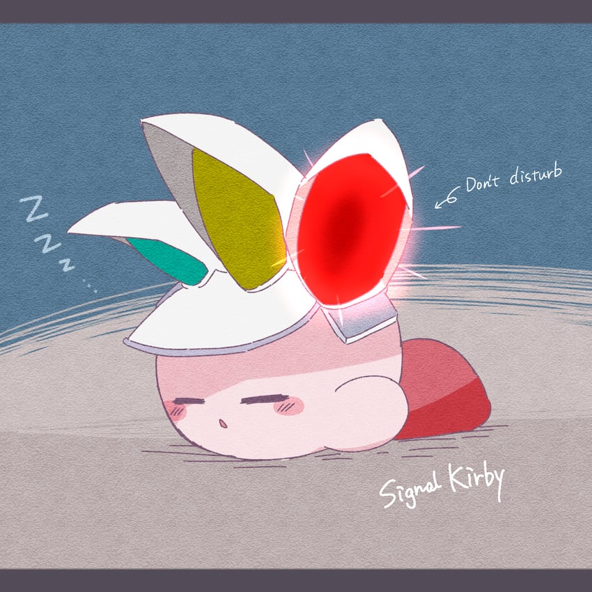 kirby and signal kirby (kirby) drawn by tsureel