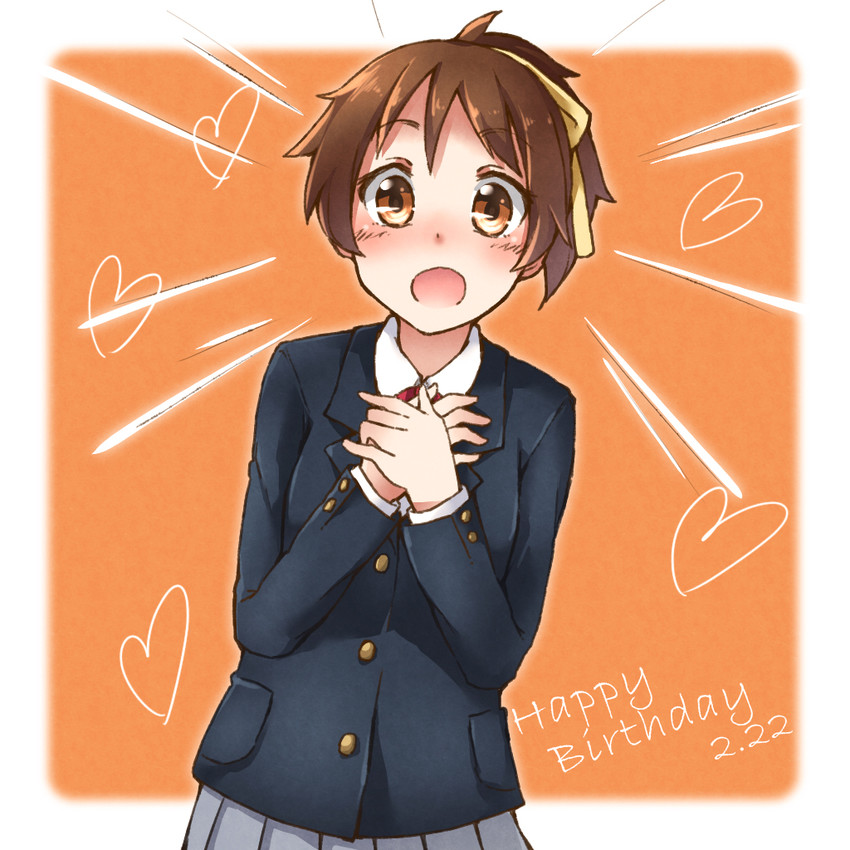 hirasawa ui (k-on!) drawn by hinoichi241