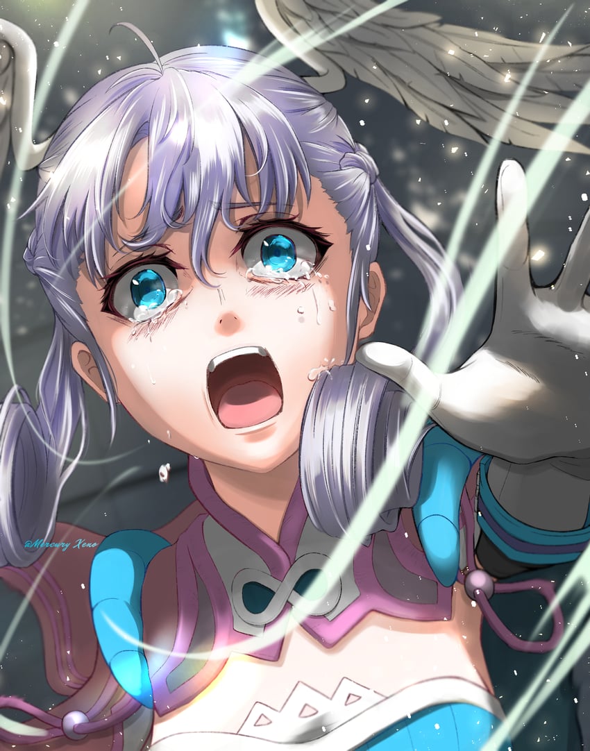 melia antiqua (xenoblade chronicles and 1 more) drawn by mercury_xeno