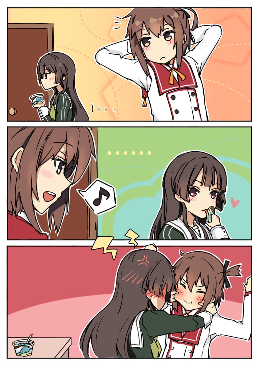 etou kanami and juujou hiyori (toji no miko) drawn by lionet0806
