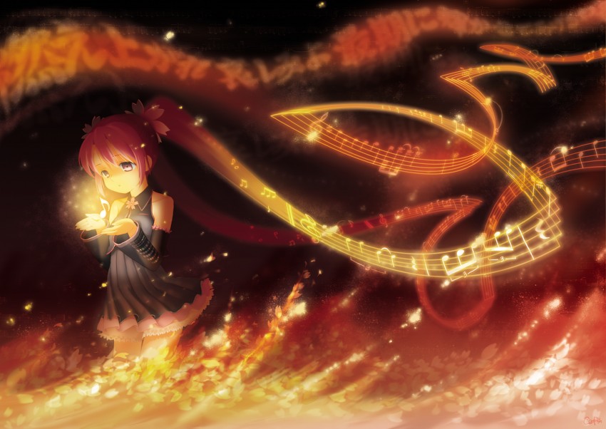 hatsune miku (vocaloid and 1 more) drawn by mao_yu