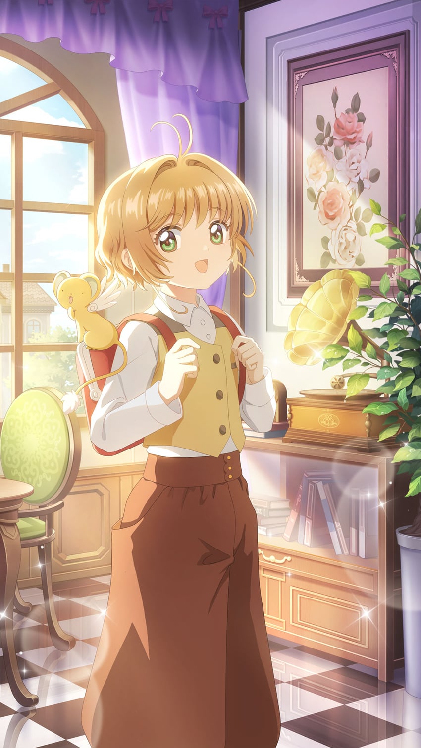 kinomoto sakura and kero (cardcaptor sakura and 1 more)