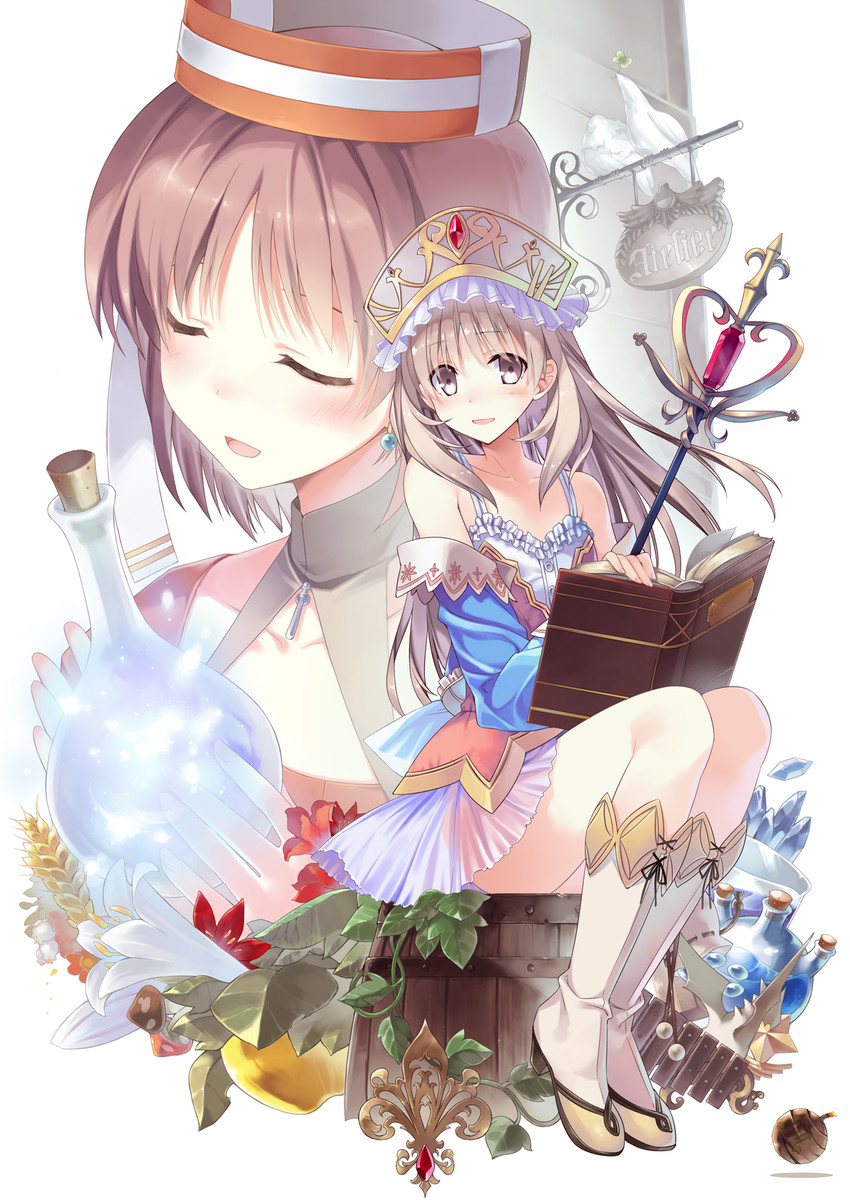 totooria helmold and elfir traum (atelier and 2 more) drawn by ooba_kagerou