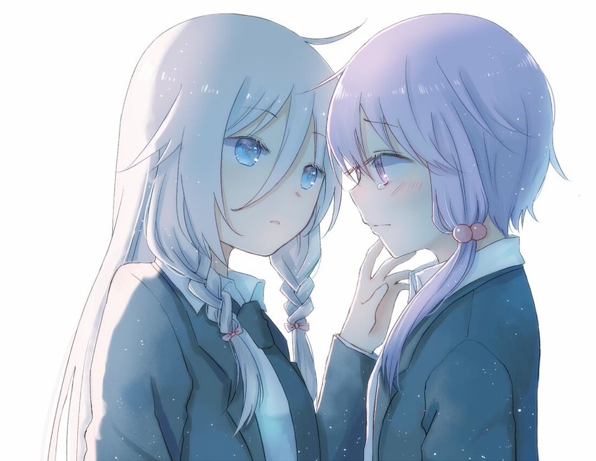 yuzuki yukari and ia (vocaloid and 1 more) drawn by yumo_(mimengfeixue)