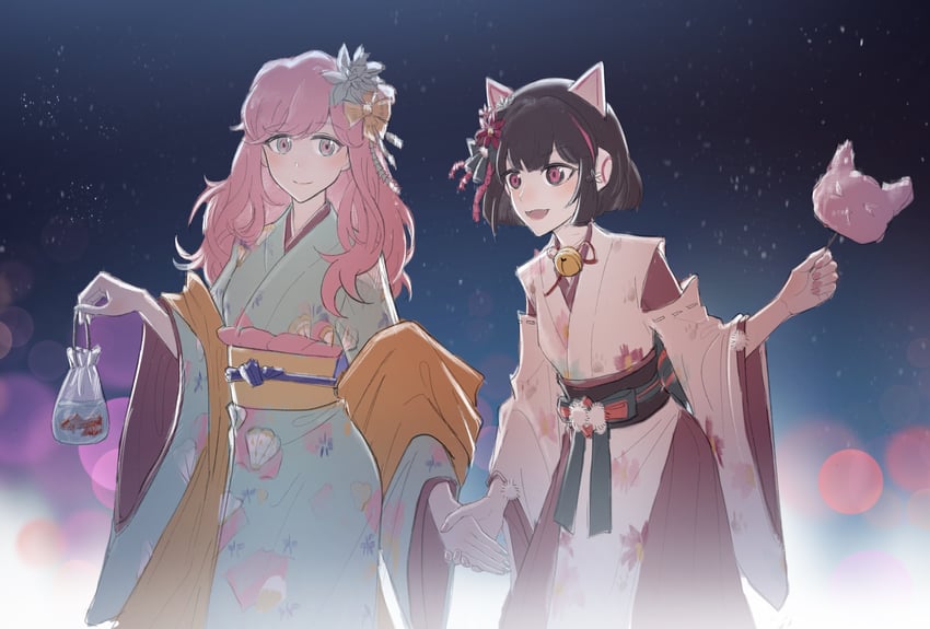 asakura neko and aroma white (cytus and 1 more) drawn by atrovirens