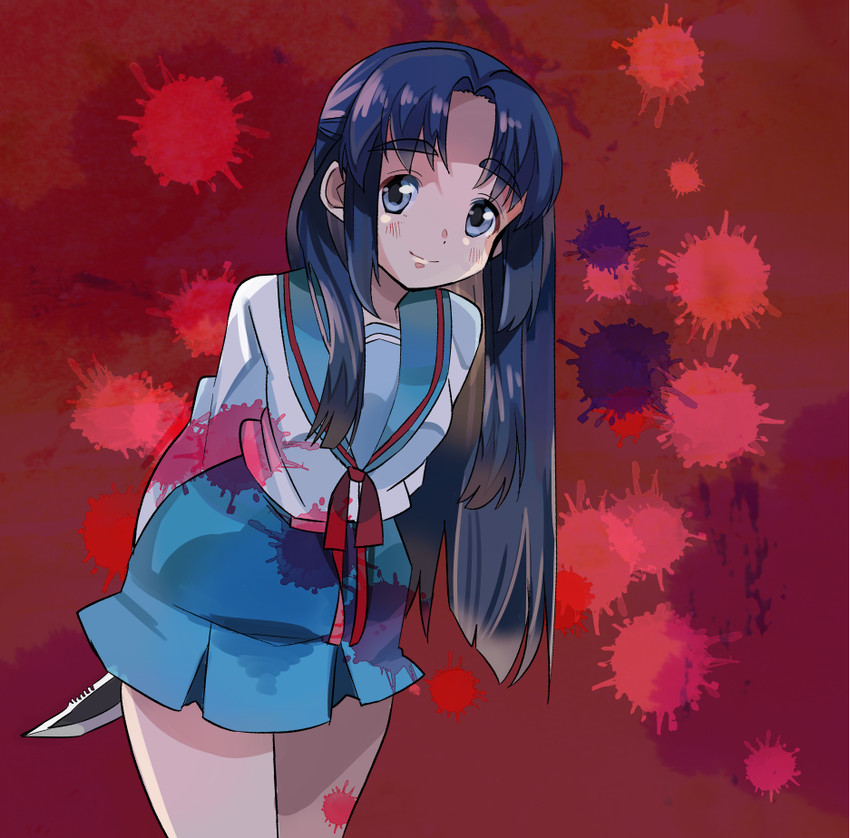 asakura ryoko (suzumiya haruhi no yuuutsu) drawn by sunameri_oishii