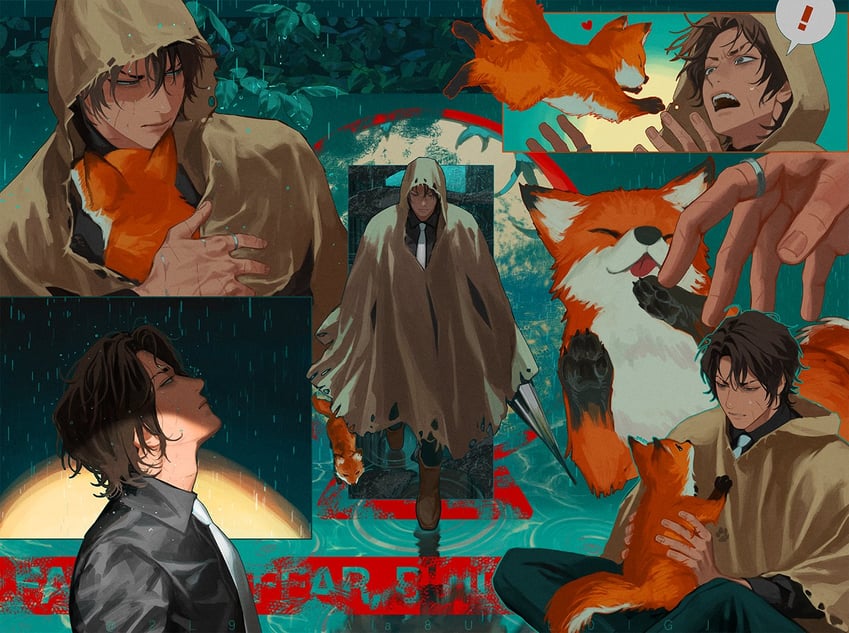 heathcliff (project moon and 1 more) drawn by blackbox_(blackbox9158)