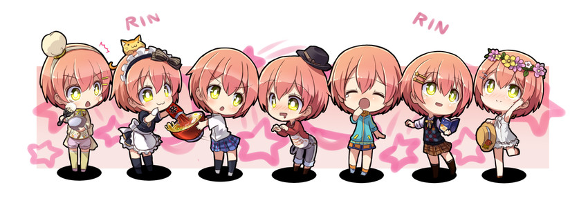 hoshizora rin (love live! and 2 more) drawn by shipii_(jigglypuff)