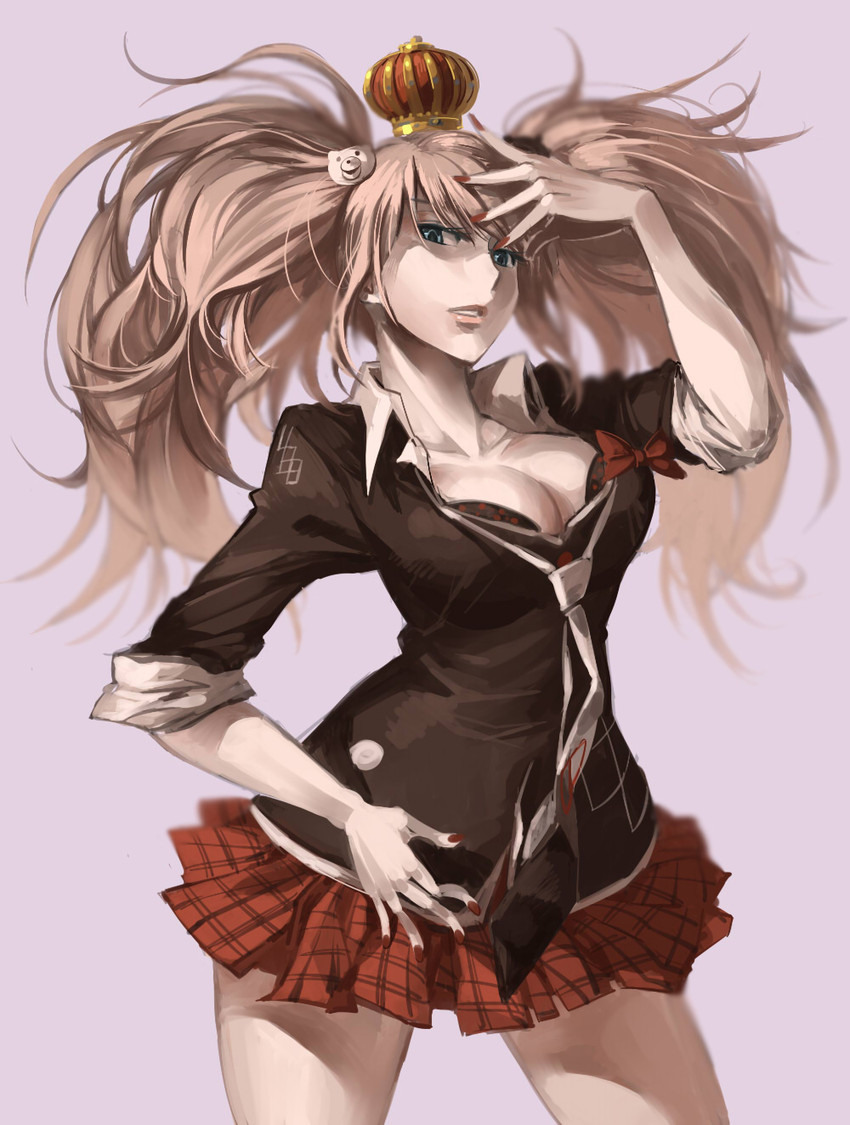 enoshima junko (danganronpa and 1 more) drawn by ruukii_drift