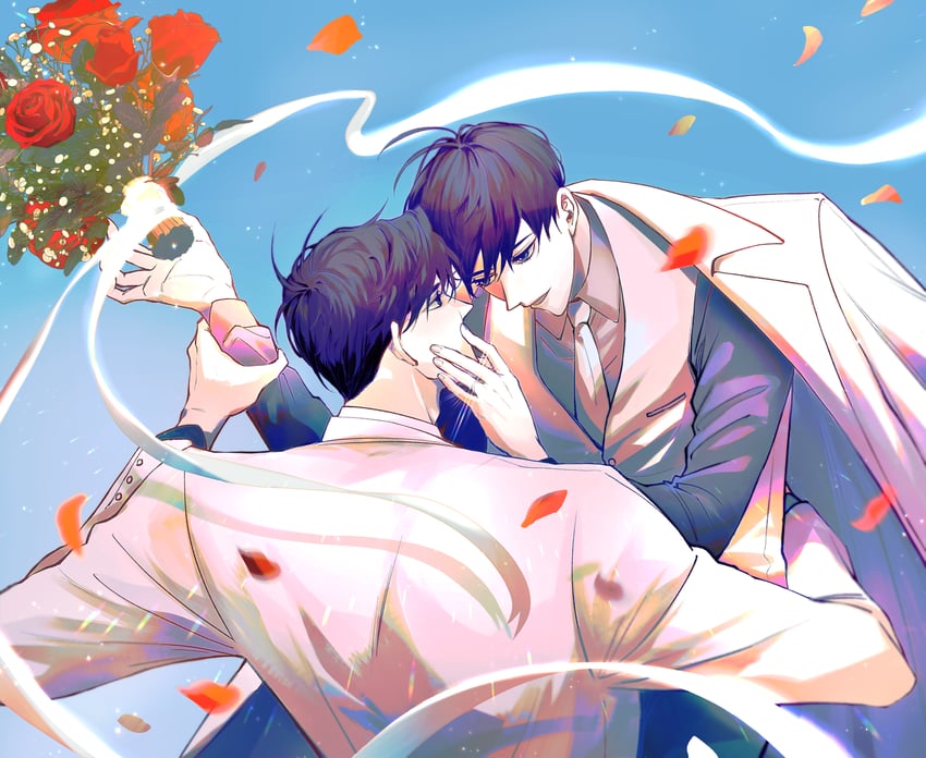 kim dokja and yoo joonghyuk (omniscient reader's viewpoint) drawn by raya_(000_unseen)