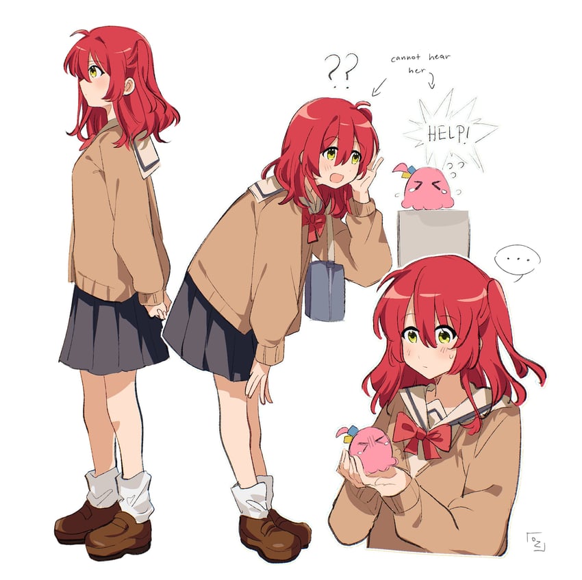 gotoh hitori and kita ikuyo (bocchi the rock!) drawn by oz_sumire