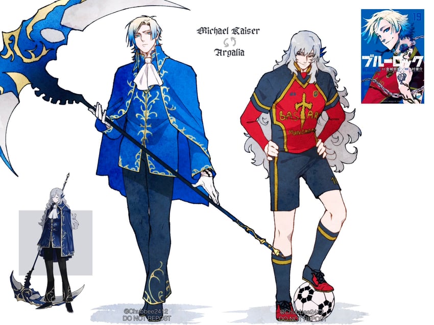 argalia and michael kaiser (project moon and 2 more) drawn by chubbee2412