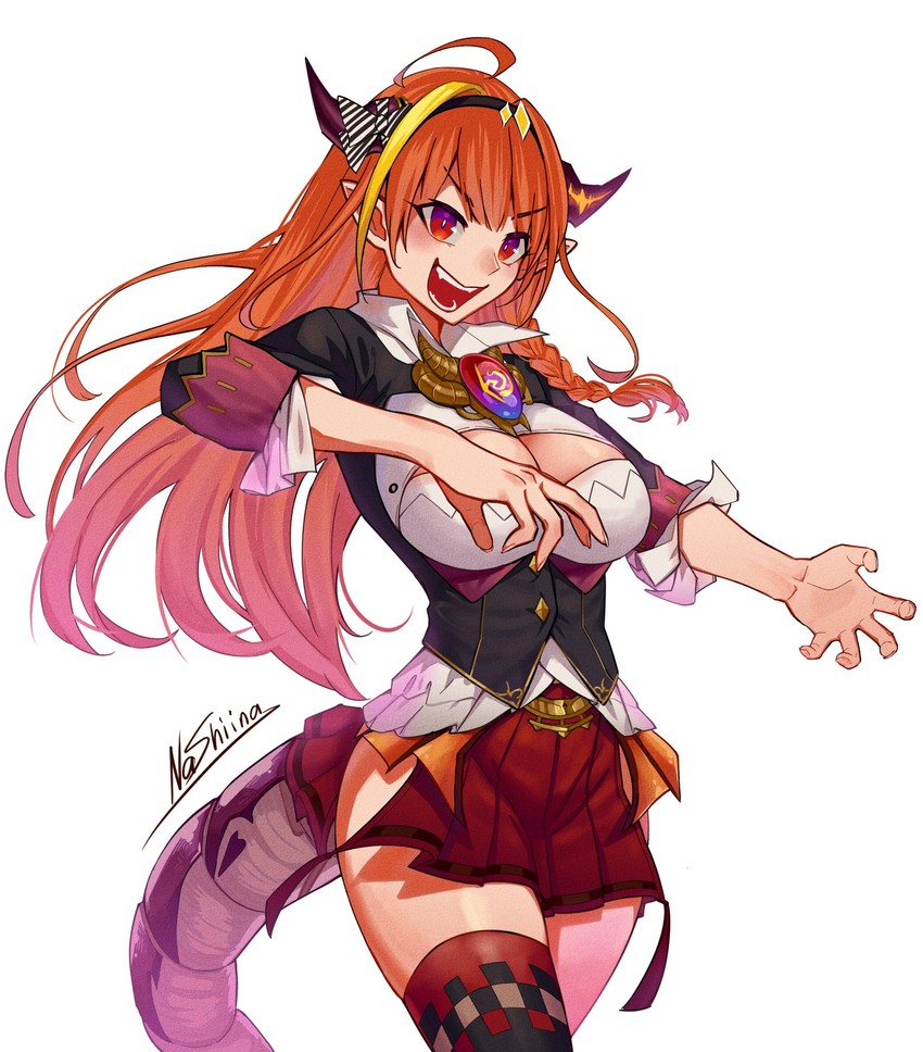 kiryu coco (hololive) drawn by nashiina