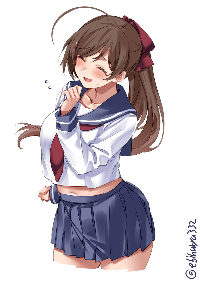 mamiya (kantai collection) drawn by ebifurya
