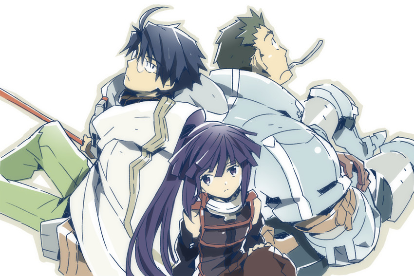akatsuki, shiroe, and naotsugu (log horizon) drawn by hara_kazuhiro