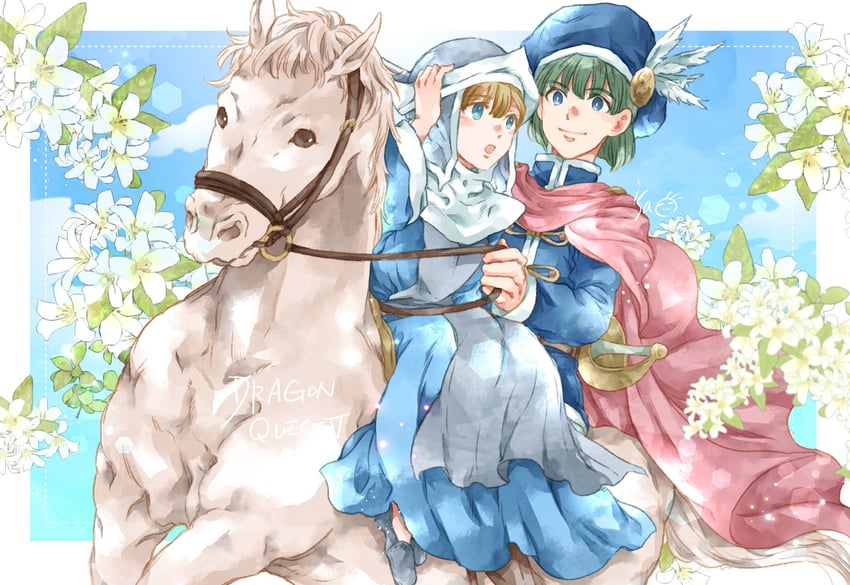 henry and maria (dragon quest and 1 more) drawn by isa_(chiyo-s)