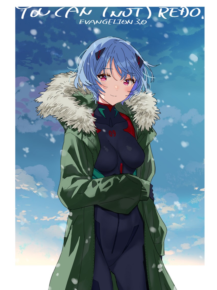 ayanami rei (neon genesis evangelion and 2 more) drawn by hanae_haruka