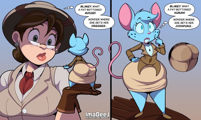 mia mouse (original) drawn by imadeej and silentjack8
