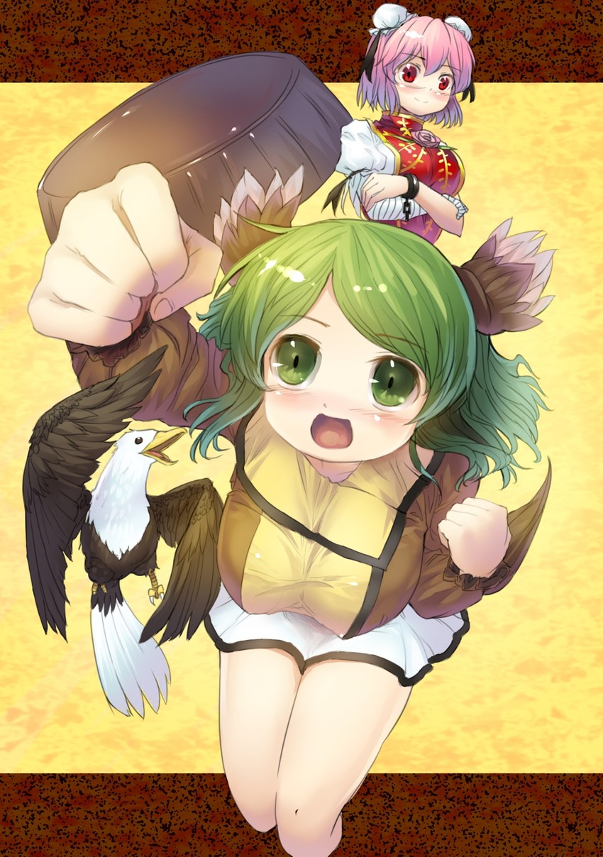 ibaraki kasen and kasodani kyouko (touhou) drawn by sakimori_dan