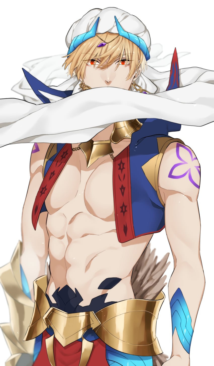 gilgamesh (fate and 1 more) drawn by yanase_seno