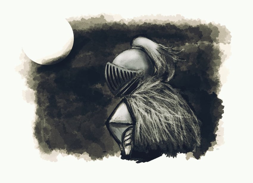 grimm (black souls and 1 more) drawn by sadleyn