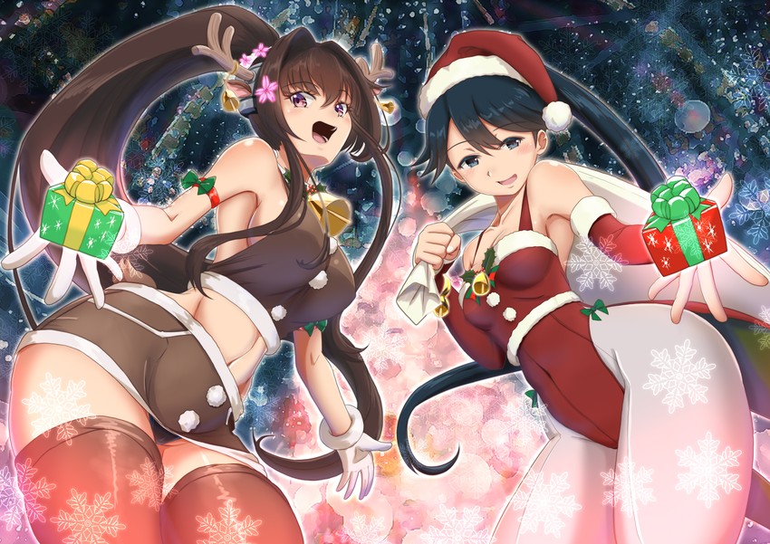 houshou and yamato (kantai collection) drawn by moke_ro