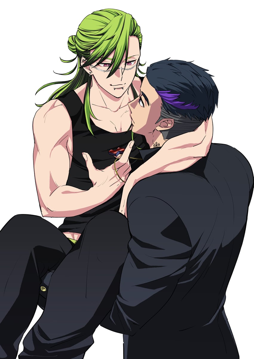 jin marito and outa tahide (bucchigiri?!) drawn by lbar_f