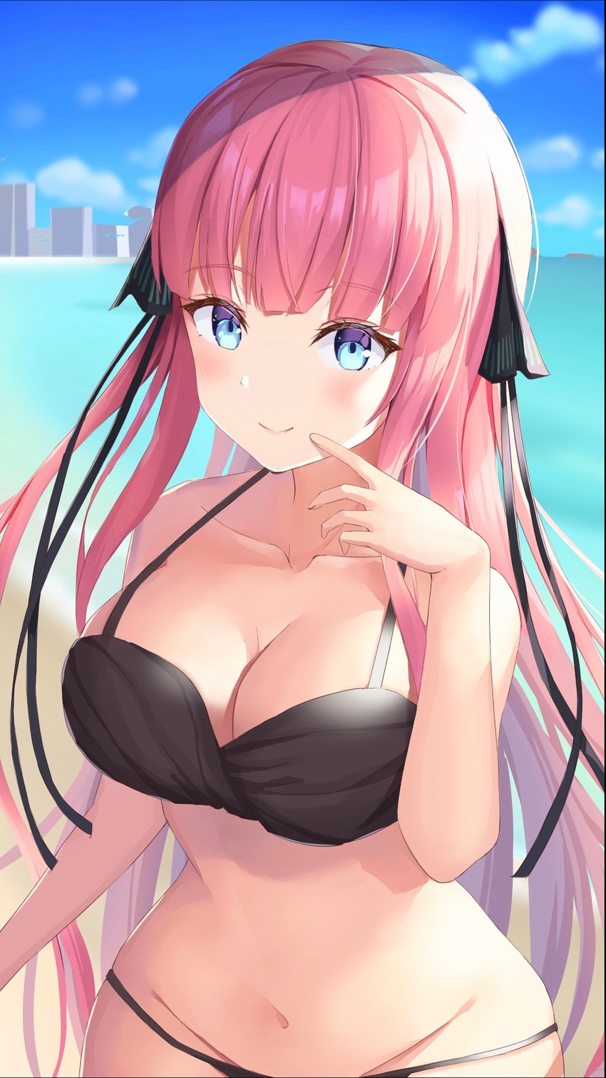 nakano nino (go-toubun no hanayome) drawn by hiyoko_(kokeko)