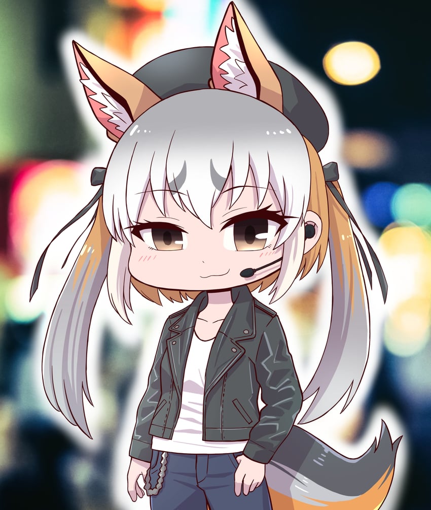 island fox (kemono friends and 2 more) drawn by rakugaki_arai