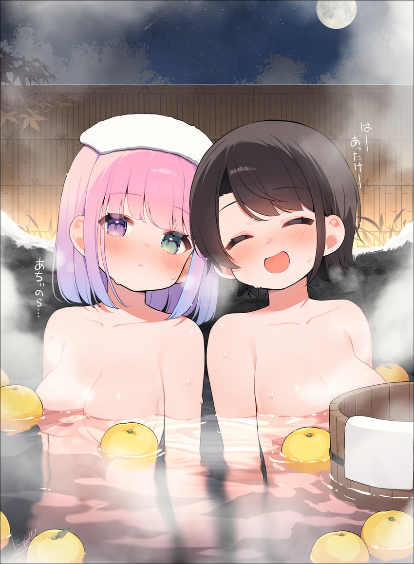 oozora subaru and himemori luna (hololive) drawn by nyasunyadoora